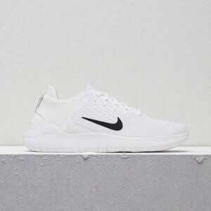 Womens Nike Free Rn 2018 White/Black Running Shoes 942937 100 NEW